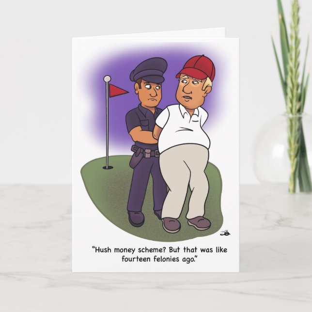 Carte de voeux de Trump Felonies (Devant)