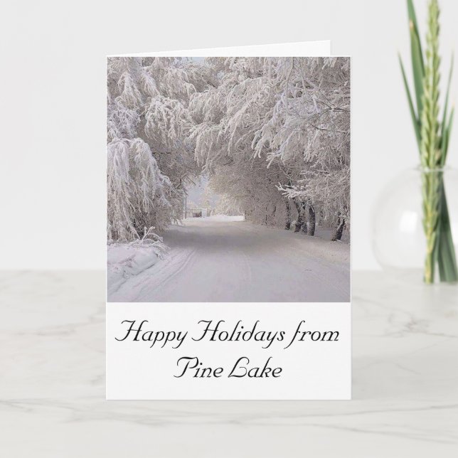 Carte de voeux de vacances (Devant)