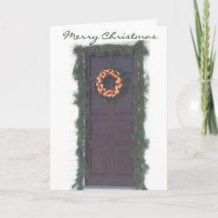 Carte de voeux de vacances coloniales