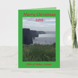 Carte de voeux de vacances de l'Irlande de Joyeux