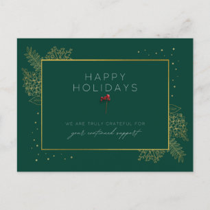 Carte de voeux de vacances d'entreprise Joyeux jou