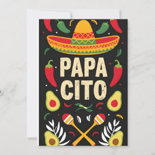 Carte de vœux de vacances Maracas mexicaines