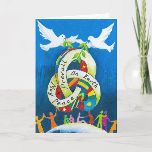 Carte de voeux de vacances par Young Artist (Devant)