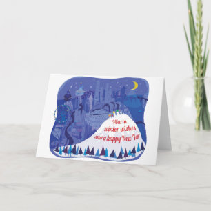 Carte de voeux de vacances Seattle