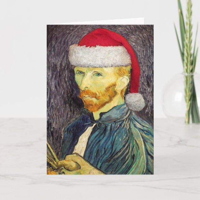 Carte de voeux de Van Gogh Père Noël (Devant)