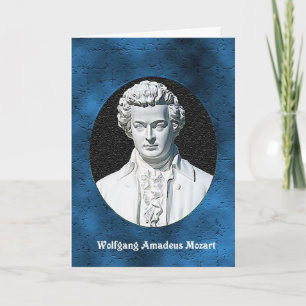Carte de voeux de Wolfgang Amadeus Mozart