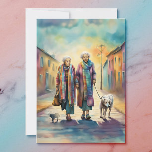 Carte de voeux des anciens amis