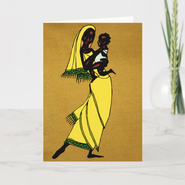 Carte de voeux des femmes d'Afrique (Devant)