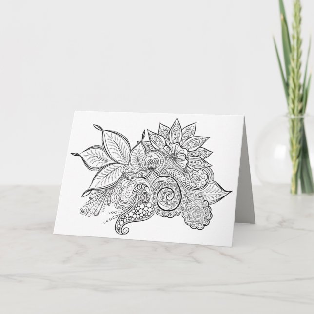 carte de voeux des moments de calme (Devant)