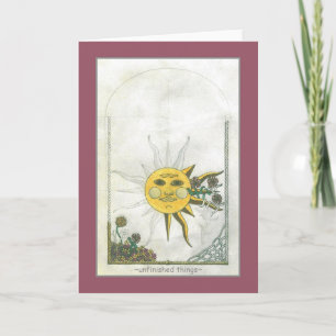 Carte de voeux des objets inachevés