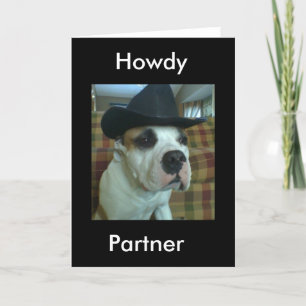 Carte de voeux des partenaires Howdy