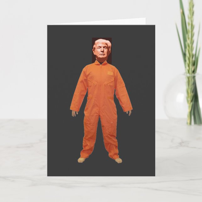 Carte de voeux des prisonniers de Trump (Devant)