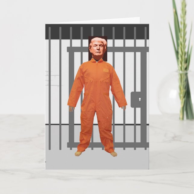 Carte de voeux des prisonniers de Trump (Devant)