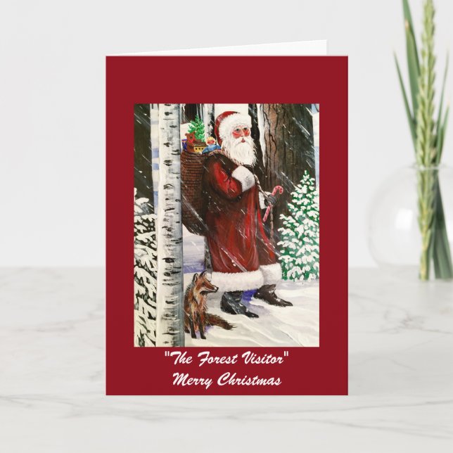 Carte de voeux des visiteurs forestiers 2 (Devant)