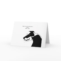 Carte de vœux dessin animé Harry et la mouche