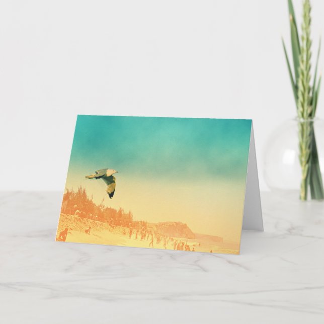 Carte de voeux d'été vintage (Devant)