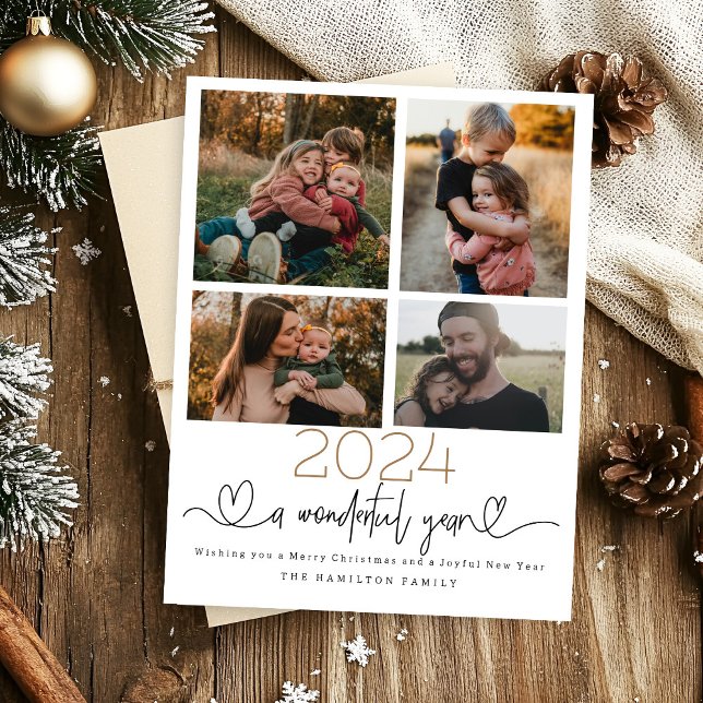 Carte de vœux d'hiver Joyeuses Fêtes (Créateur téléchargé)