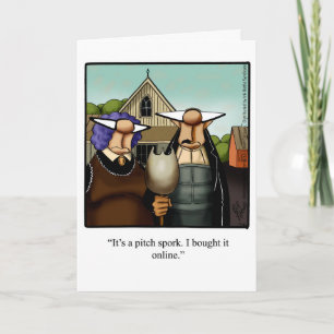 Carte de voeux d'Humour Thanksgiving personnalisab