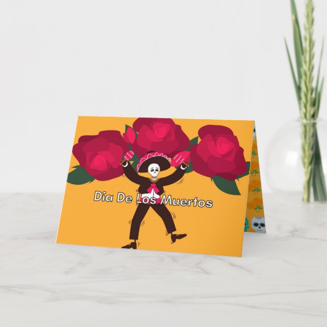 Carte de voeux Dia De Los Muertos (Devant)