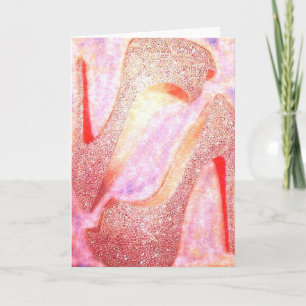 Carte de voeux Diamond Heels