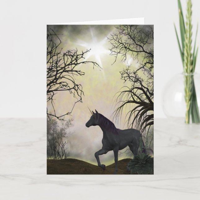 Carte de voeux d'Imaginaire Unicorn (Devant)