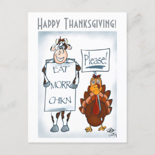 Carte de vœux d'invitation pour Thanksgiving