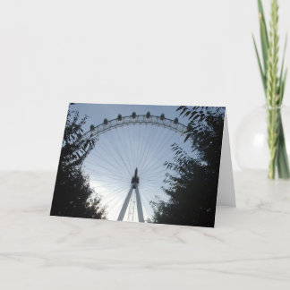 Carte de voeux d'oeil de Londres