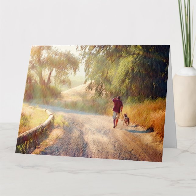 Carte de voeux DOG HEAVEN Jumbo (Devant)