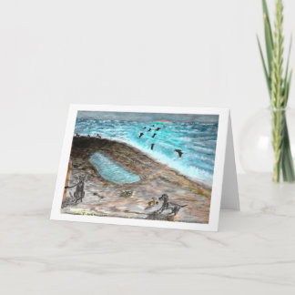 Carte de voeux Doggie Beach Party