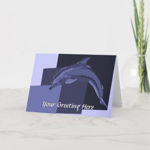 Carte de voeux Dolphin