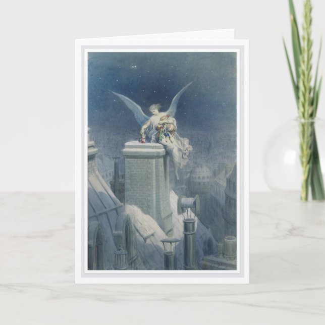 Carte de voeux Dore Angel (Devant)