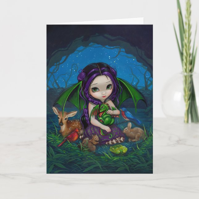 Carte de voeux "Dragonling Garden III" (Devant)