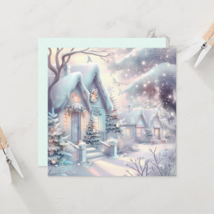 Carte de voeux Dreamy Christmas Village