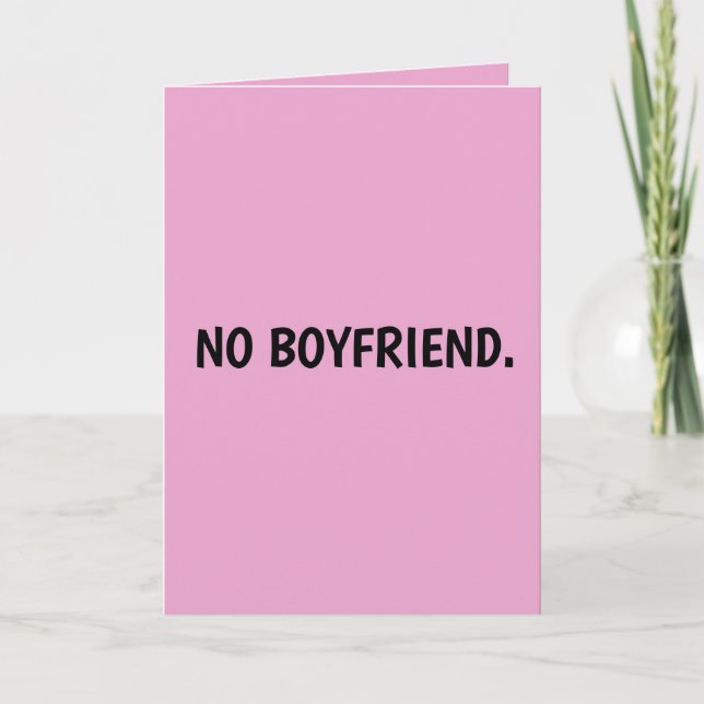 CARTE DE VOEUX DRÔLE ANTI-SAINT-VALENTIN POUR AMI (Devant)