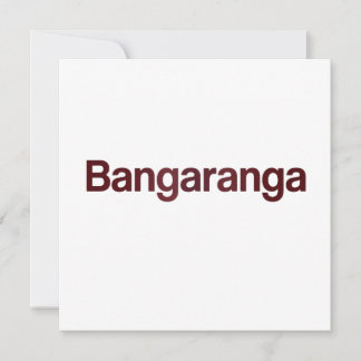 Carte de vœux drôle Bangaranga | Mème rétro origin