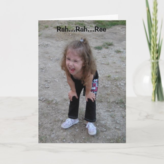 Carte de voeux drôle de joyeux anniversaire Rah (Devant)