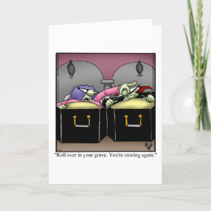 Carte de vœux drôle d'humour d'Halloween 