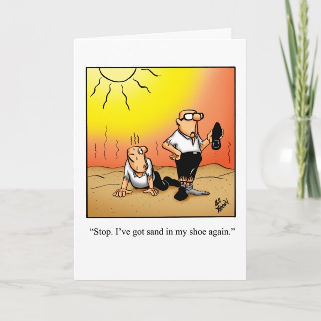Carte de voeux Drôle Encouragement (Devant)