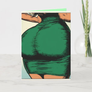 CARTE DE VOEUX DRÔLE POUR FEMME DE LA SAINT-PATRIC