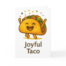 Carte de vœux drôle pour l'anniversaire de Taco