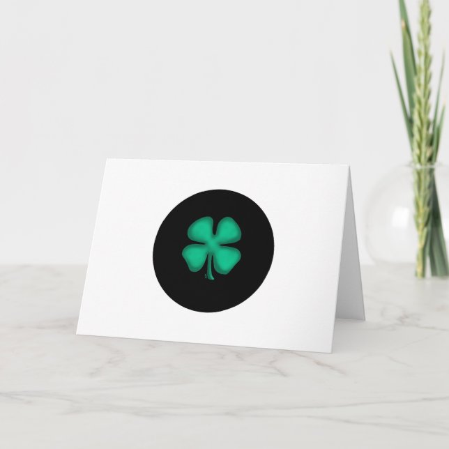 Carte de vœux du Cercle Noir Irlandais (Devant)