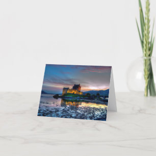 Carte de vœux du château d'Eilean Donan, Écosse