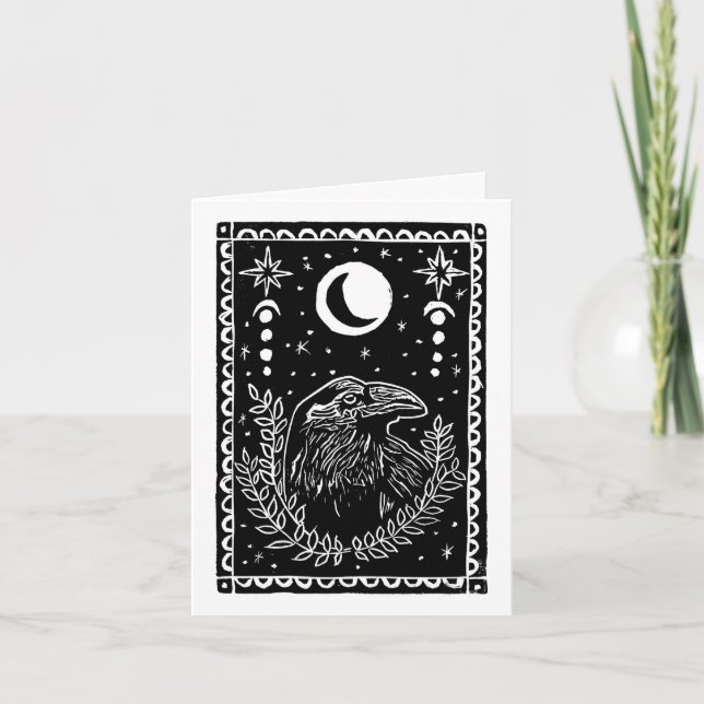 Carte de voeux du Corbeau (Devant)