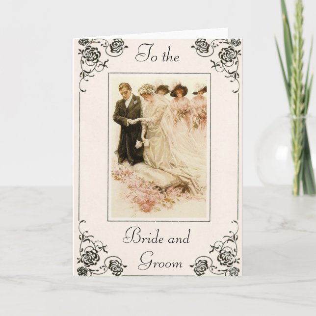 Carte de voeux du jour du mariage (Devant)