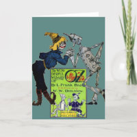 Carte de vœux du Magicien d'Oz