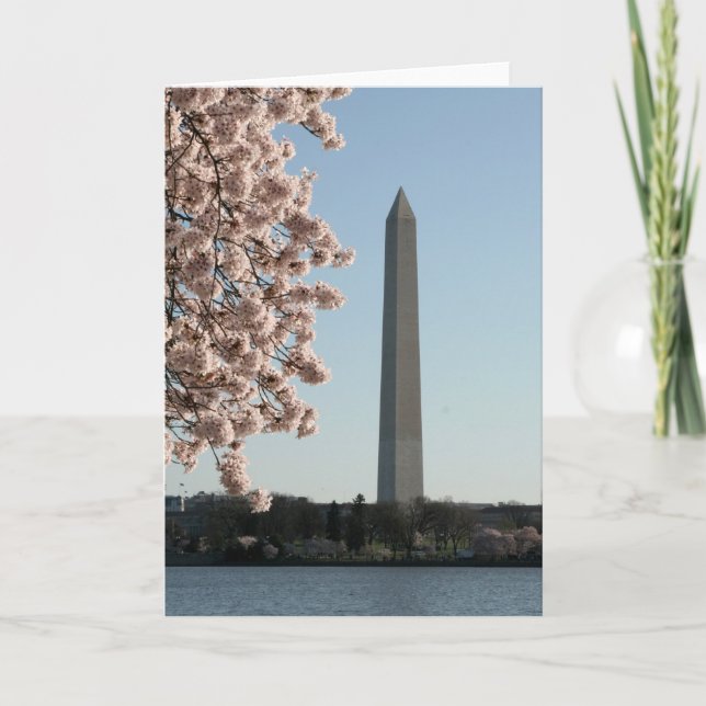 Carte de voeux du monument de Washington (Devant)