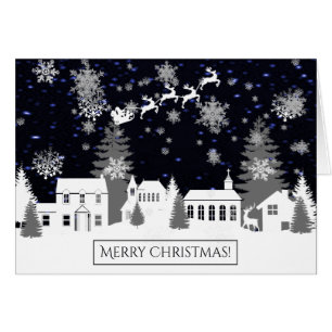 Carte de voeux du village de Noël