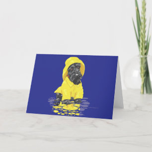 Carte de voeux écossaise Terrier