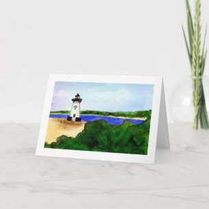 Carte de voeux Edgartown Lighthouse
