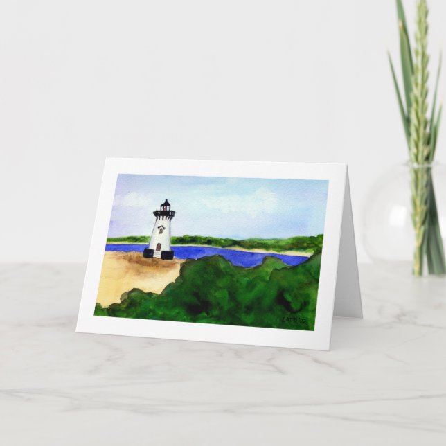 Carte de voeux Edgartown Lighthouse (Devant)